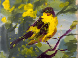 Yellow Bird II 6" x 6"